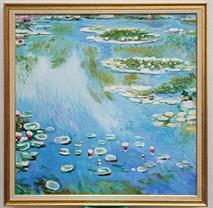 Free to Monet. Oil on board 60 x 60